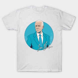 Joe Biden / Retro Style Illustration Design T-Shirt